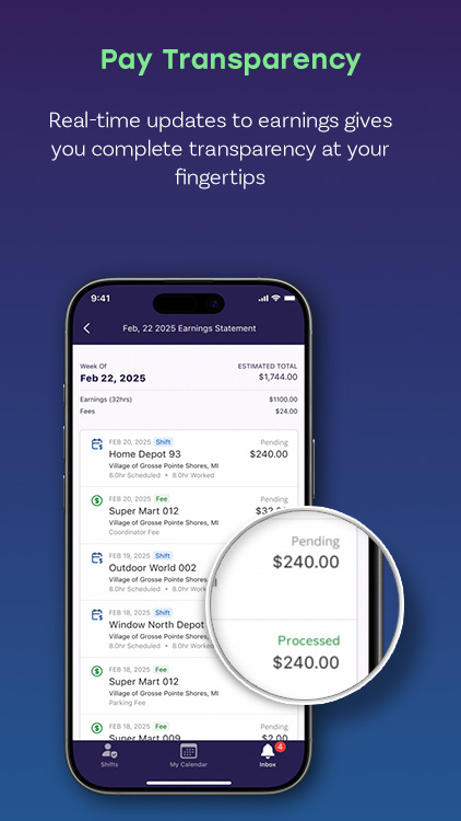 image highlighting our pay transparency benefit