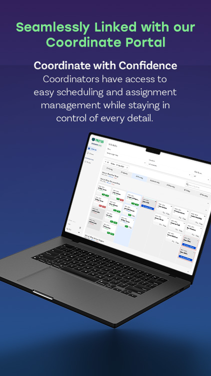 image showing the protos coordinator portal software